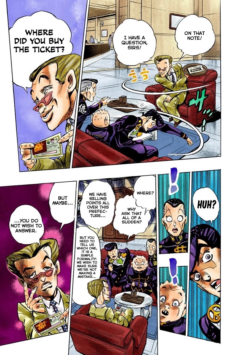 JoJo's Bizarre Adventure Part 4 - Diamond is Unbreakable (Official Colored) Chapter 73 page 8 - Chapter 73: Shigeshi's Harvest - Part 4