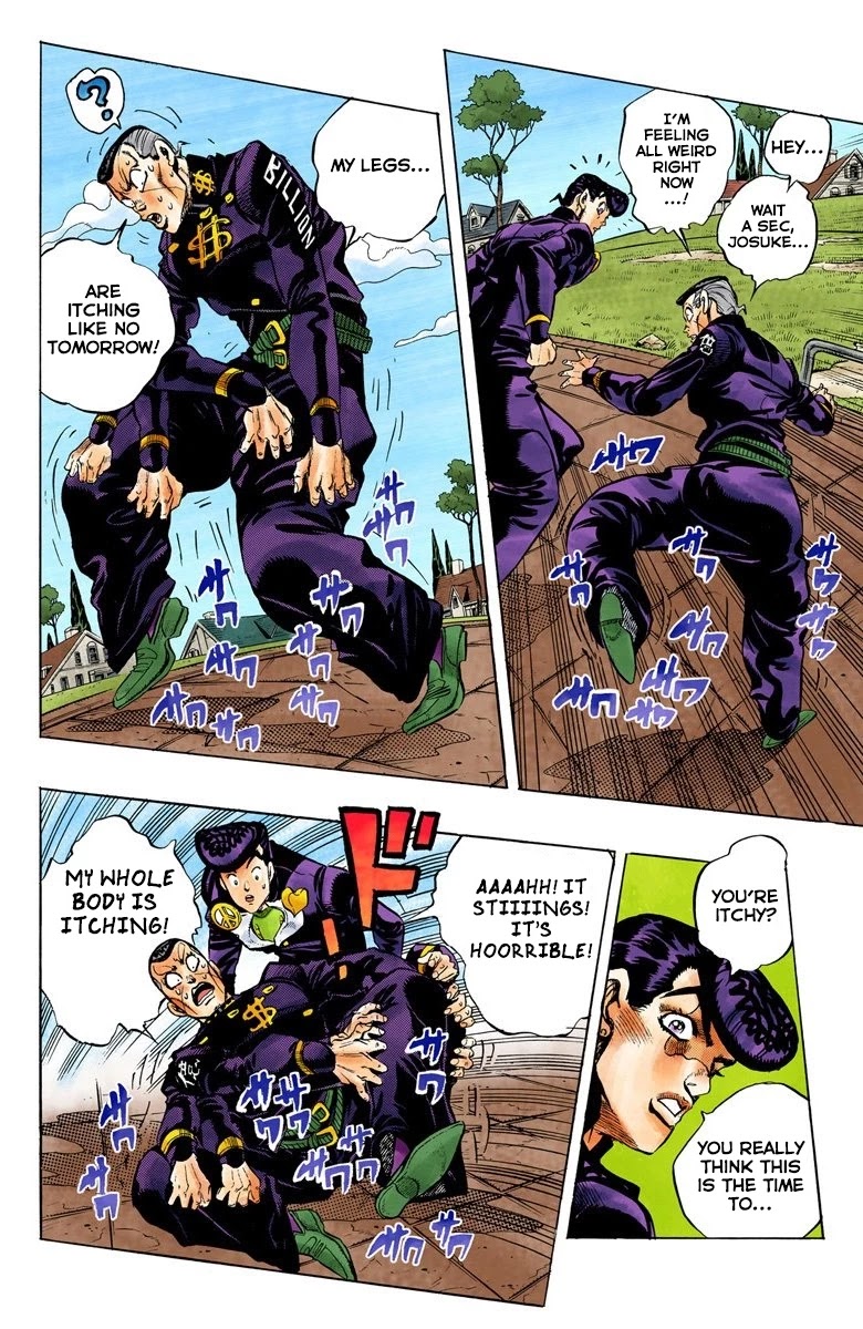 JoJo's Bizarre Adventure Part 4 - Diamond is Unbreakable (Official Colored) Chapter 74 page 15 - Chapter 74: Shigeshi's Harvest - Part 5