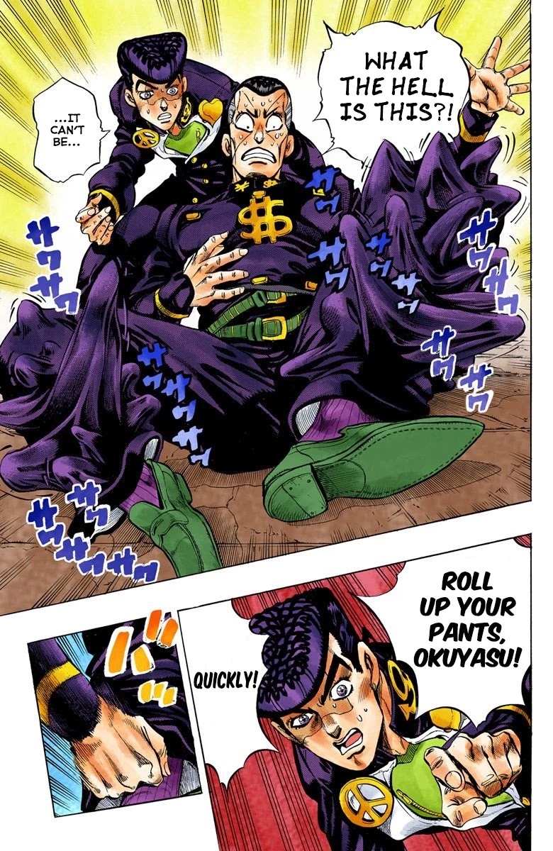 JoJo's Bizarre Adventure Part 4 - Diamond is Unbreakable (Official Colored) Chapter 74 page 16 - Chapter 74: Shigeshi's Harvest - Part 5