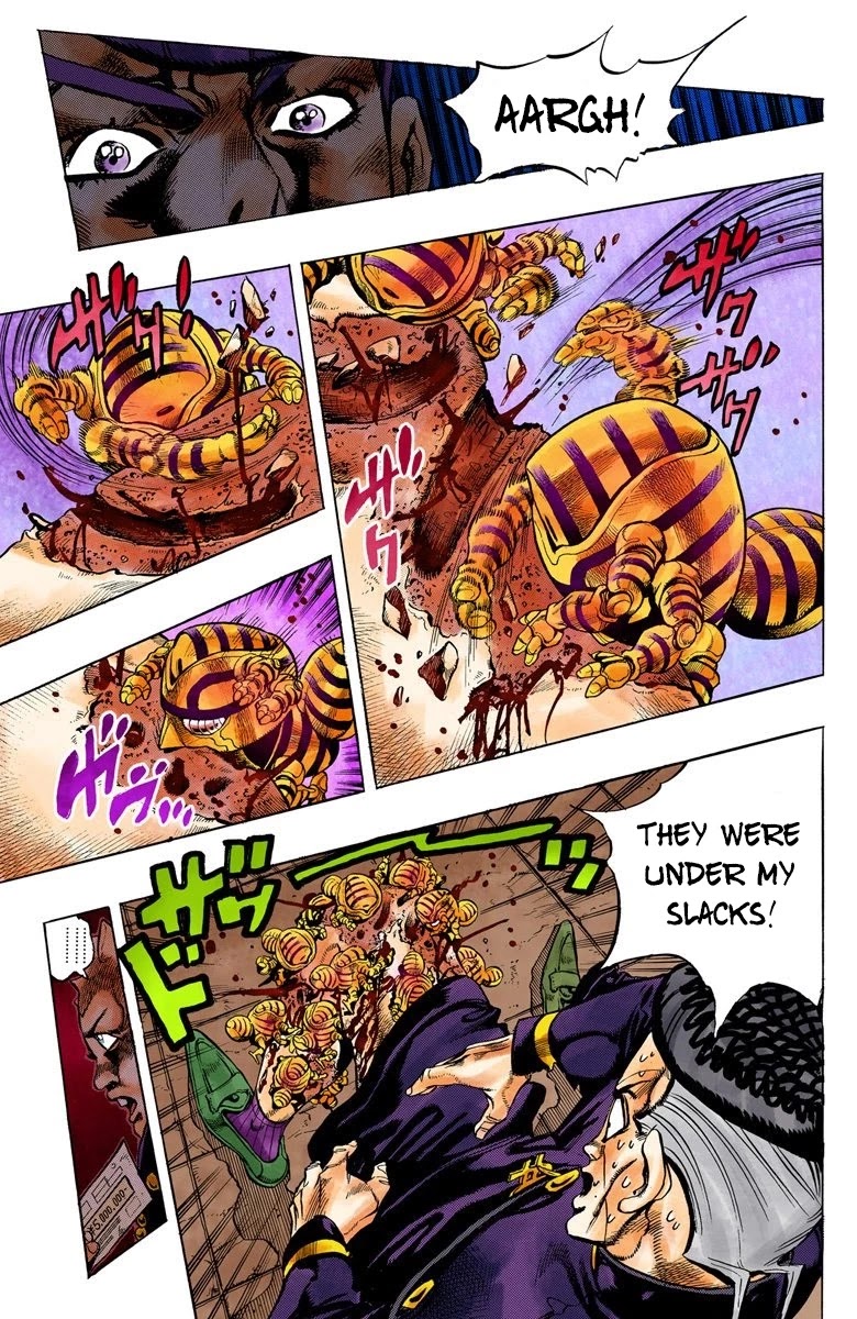 JoJo's Bizarre Adventure Part 4 - Diamond is Unbreakable (Official Colored) Chapter 74 page 18 - Chapter 74: Shigeshi's Harvest - Part 5