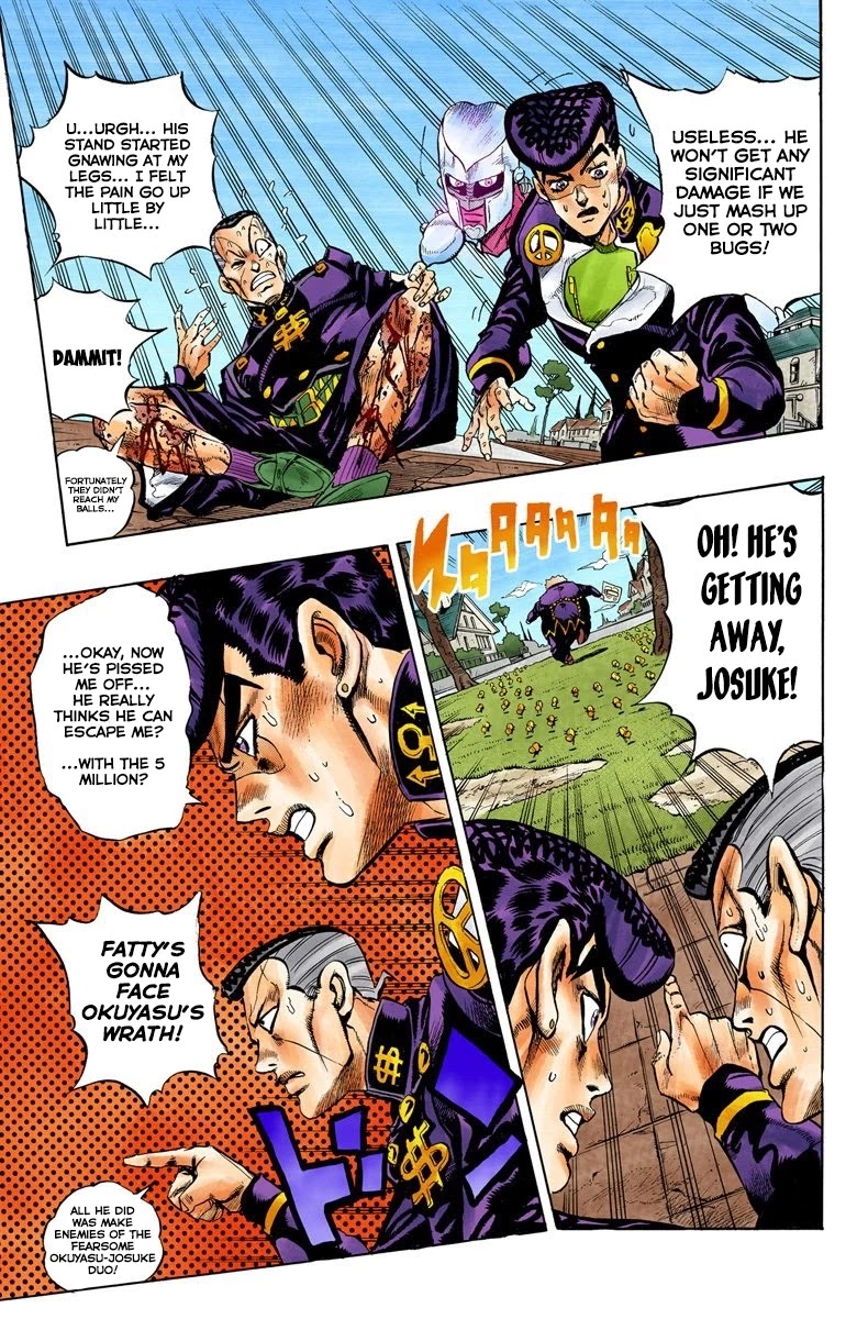 JoJo's Bizarre Adventure Part 4 - Diamond is Unbreakable (Official Colored) Chapter 74 page 20 - Chapter 74: Shigeshi's Harvest - Part 5