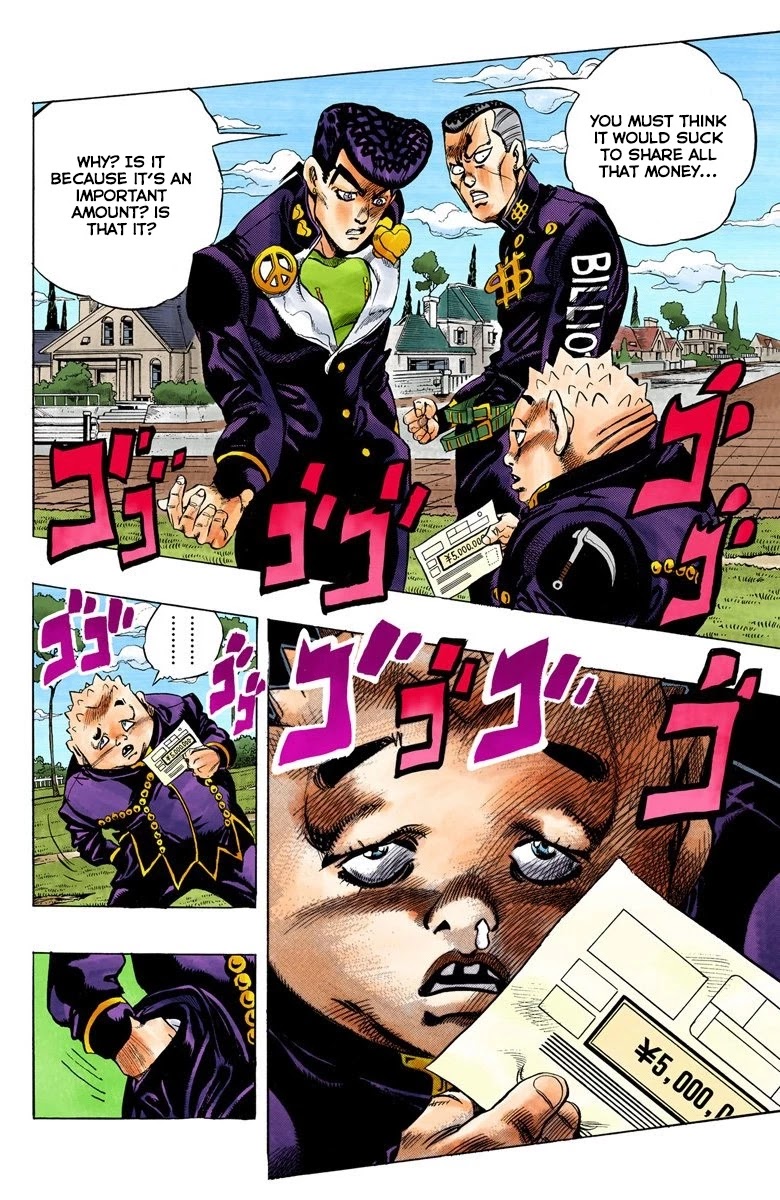 JoJo's Bizarre Adventure Part 4 - Diamond is Unbreakable (Official Colored) Chapter 74 page 3 - Chapter 74: Shigeshi's Harvest - Part 5