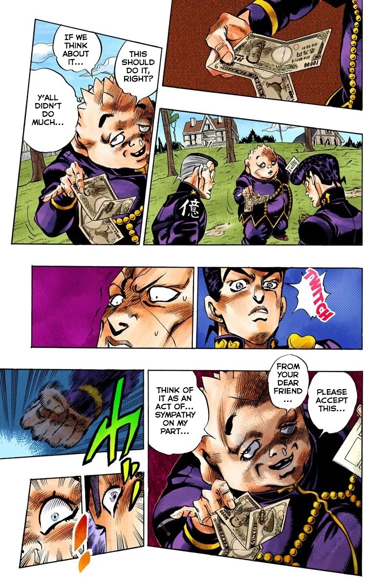 JoJo's Bizarre Adventure Part 4 - Diamond is Unbreakable (Official Colored) Chapter 74 page 4 - Chapter 74: Shigeshi's Harvest - Part 5