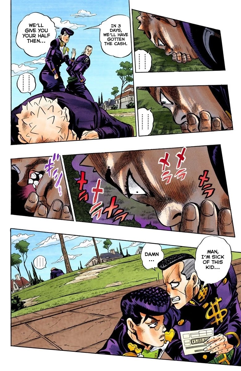 JoJo's Bizarre Adventure Part 4 - Diamond is Unbreakable (Official Colored) Chapter 74 page 7 - Chapter 74: Shigeshi's Harvest - Part 5