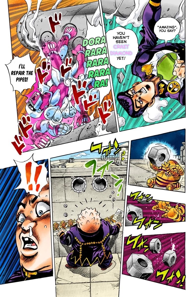 JoJo's Bizarre Adventure Part 4 - Diamond is Unbreakable (Official Colored) Chapter 75 page 10 - Chapter 75: Shigeshi's Harvest - Part 6