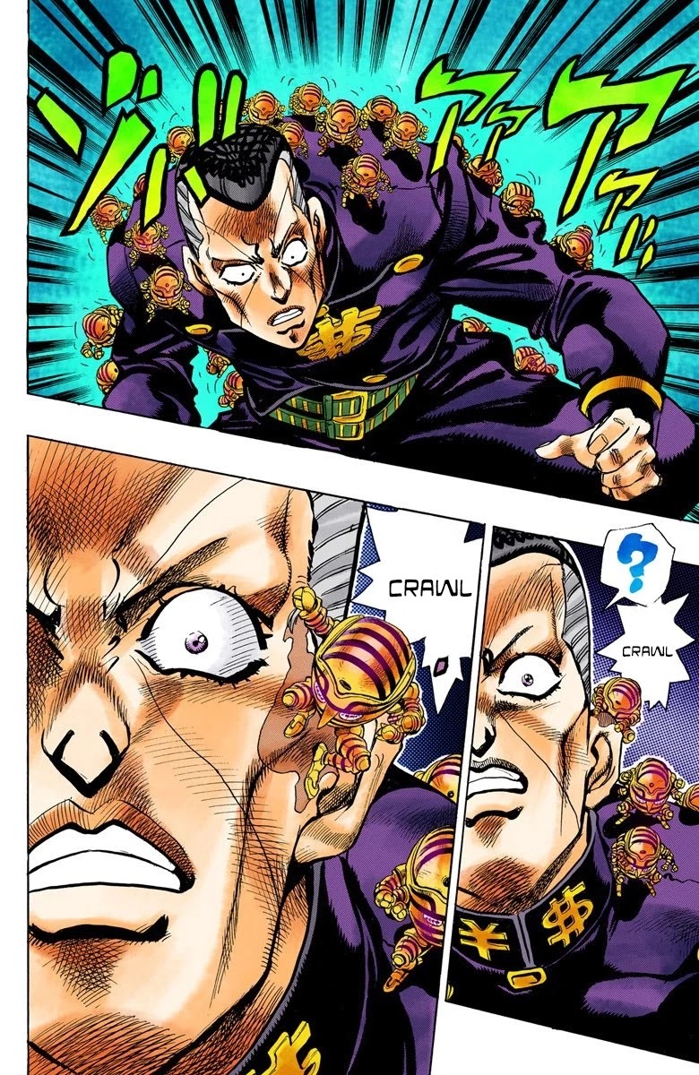 JoJo's Bizarre Adventure Part 4 - Diamond is Unbreakable (Official Colored) Chapter 75 page 17 - Chapter 75: Shigeshi's Harvest - Part 6