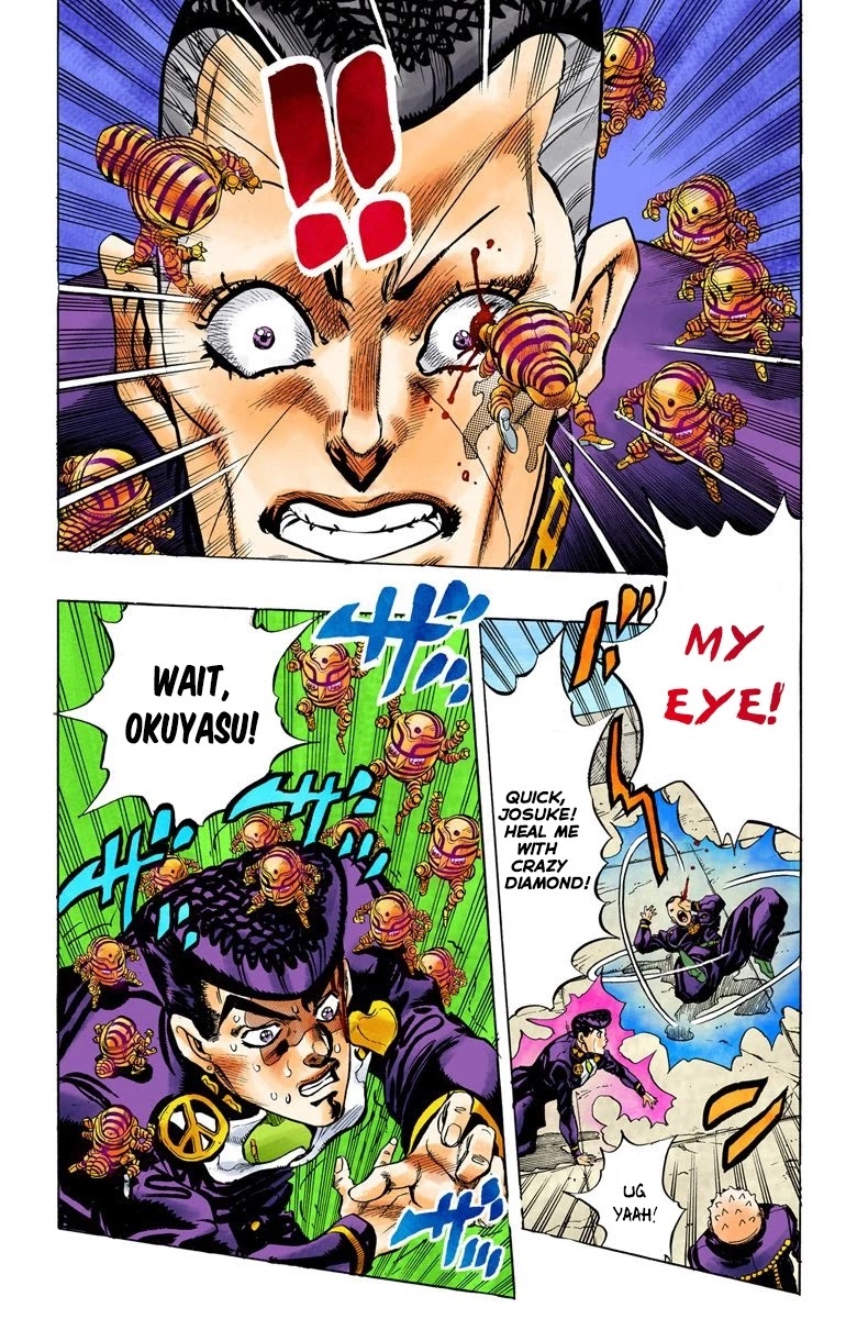 JoJo's Bizarre Adventure Part 4 - Diamond is Unbreakable (Official Colored) Chapter 75 page 19 - Chapter 75: Shigeshi's Harvest - Part 6
