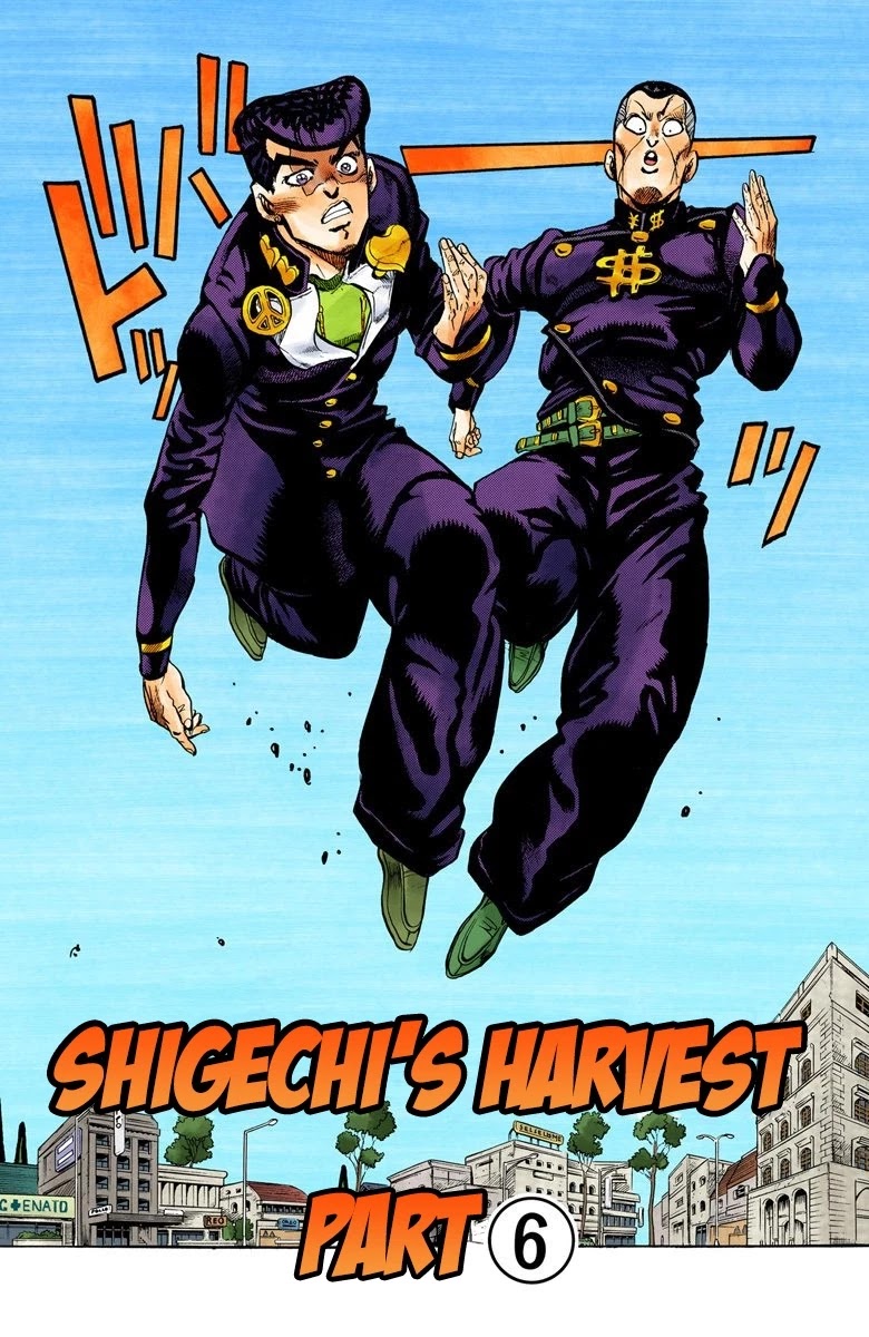 JoJo's Bizarre Adventure Part 4 - Diamond is Unbreakable (Official Colored) Chapter 75 page 2 - Chapter 75: Shigeshi's Harvest - Part 6