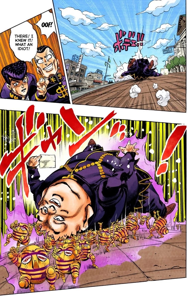 JoJo's Bizarre Adventure Part 4 - Diamond is Unbreakable (Official Colored) Chapter 75 page 4 - Chapter 75: Shigeshi's Harvest - Part 6