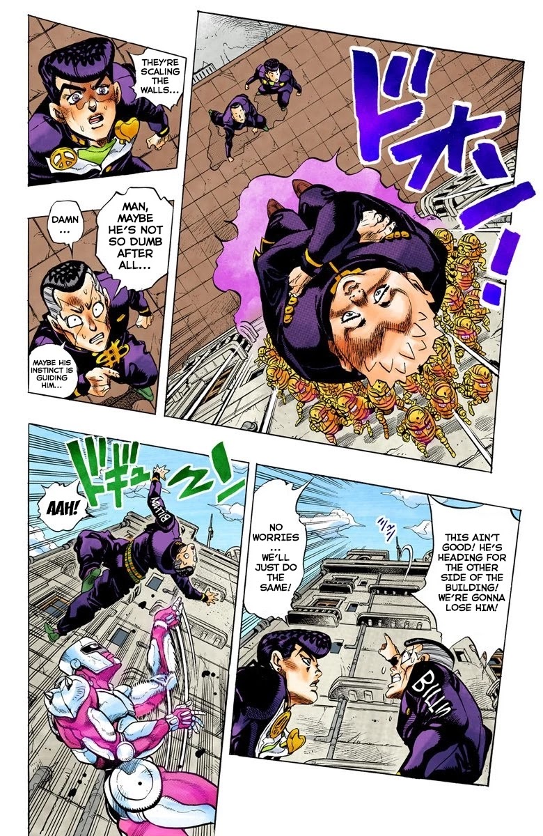 JoJo's Bizarre Adventure Part 4 - Diamond is Unbreakable (Official Colored) Chapter 75 page 7 - Chapter 75: Shigeshi's Harvest - Part 6
