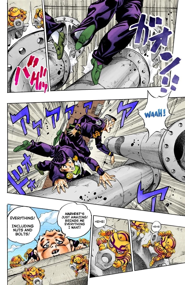 JoJo's Bizarre Adventure Part 4 - Diamond is Unbreakable (Official Colored) Chapter 75 page 9 - Chapter 75: Shigeshi's Harvest - Part 6
