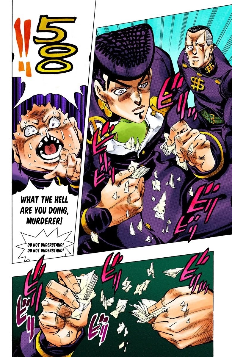 JoJo's Bizarre Adventure Part 4 - Diamond is Unbreakable (Official Colored) Chapter 76 page 13 - Chapter 76: Shigeshi's Harvest - Part 7
