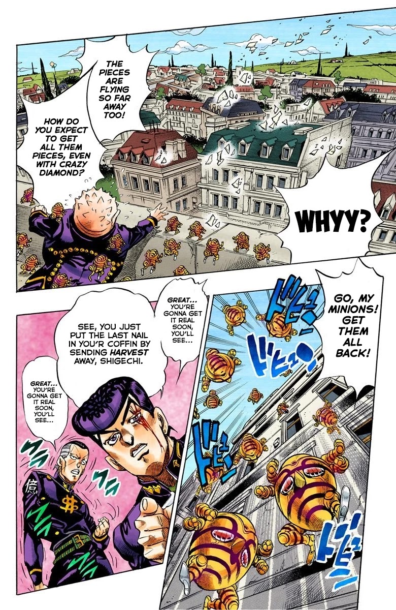 JoJo's Bizarre Adventure Part 4 - Diamond is Unbreakable (Official Colored) Chapter 76 page 15 - Chapter 76: Shigeshi's Harvest - Part 7