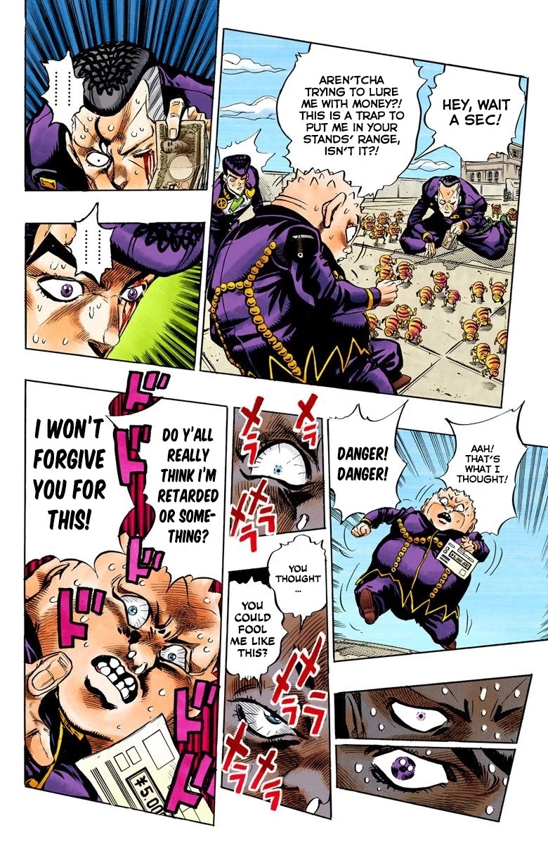 JoJo's Bizarre Adventure Part 4 - Diamond is Unbreakable (Official Colored) Chapter 76 page 9 - Chapter 76: Shigeshi's Harvest - Part 7