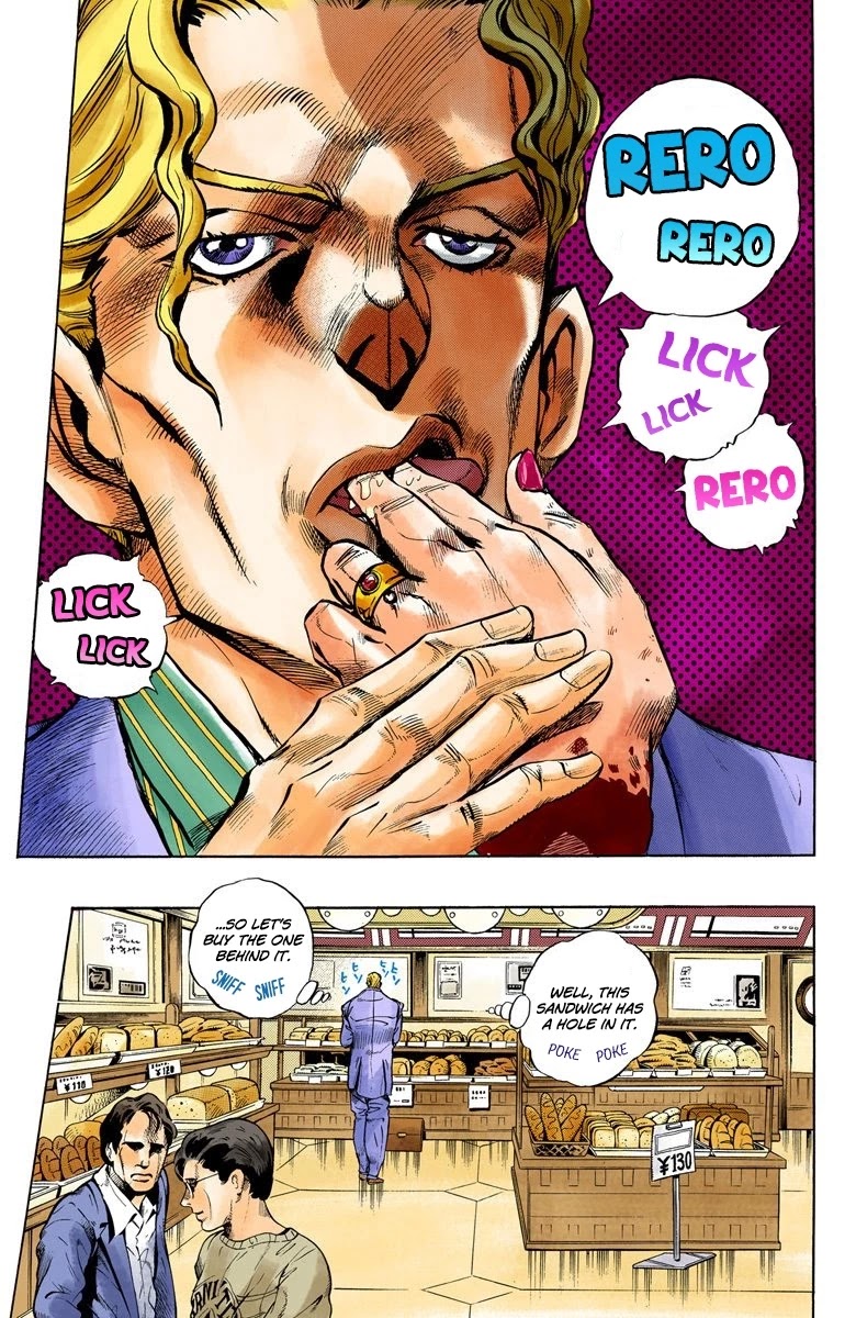 JoJo's Bizarre Adventure Part 4 - Diamond is Unbreakable (Official Colored) Chapter 77 page 11 - Chapter 77: Yoshikage Kira Just Wants a Quiet Life - Part 1