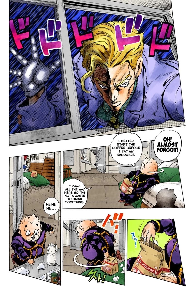 JoJo's Bizarre Adventure Part 4 - Diamond is Unbreakable (Official Colored) Chapter 78 page 11 - Chapter 78: Yoshikage Kira Just Wants a Quiet Life - Part 2