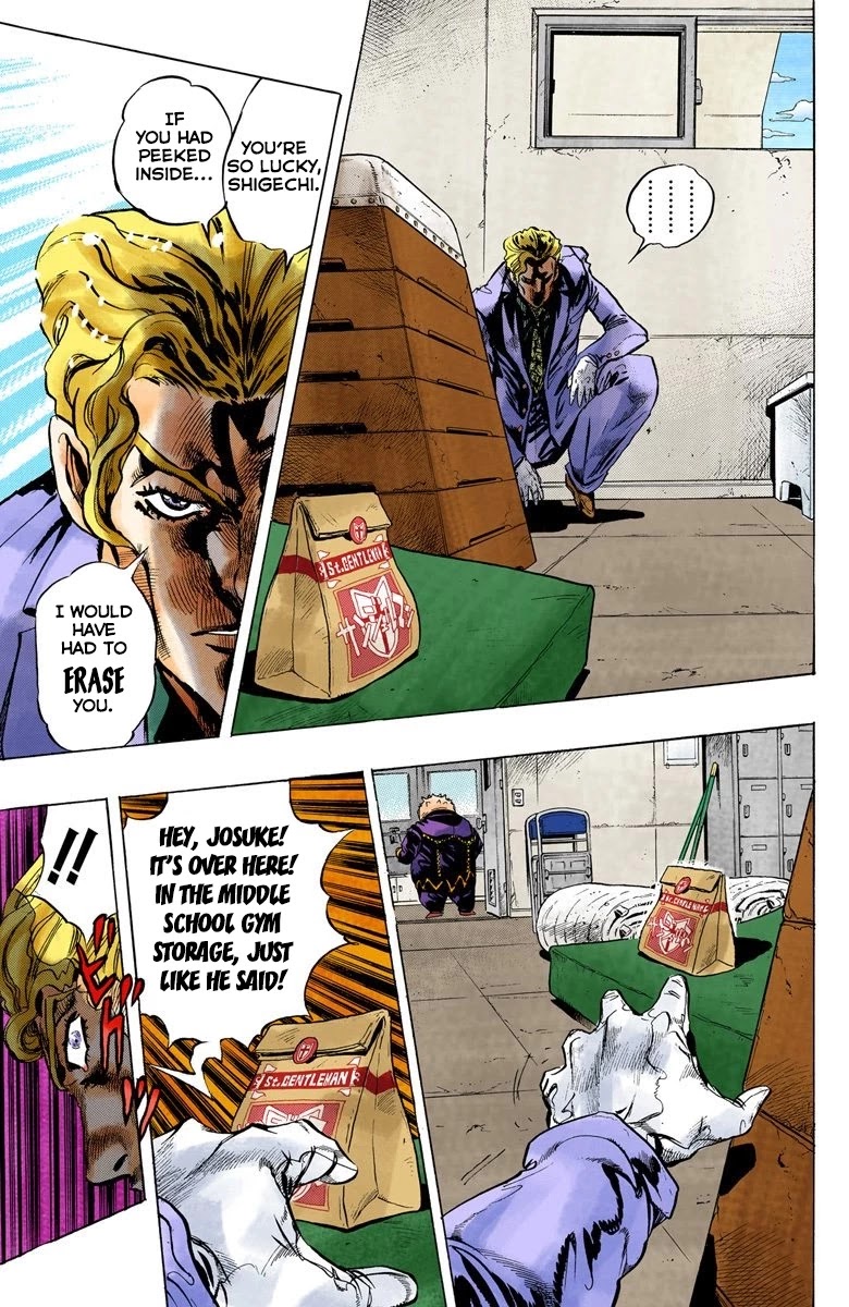 JoJo's Bizarre Adventure Part 4 - Diamond is Unbreakable (Official Colored) Chapter 78 page 12 - Chapter 78: Yoshikage Kira Just Wants a Quiet Life - Part 2