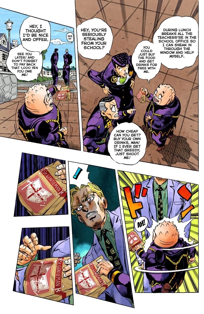 JoJo's Bizarre Adventure Part 4 - Diamond is Unbreakable (Official Colored) Chapter 78 page 6 - Chapter 78: Yoshikage Kira Just Wants a Quiet Life - Part 2