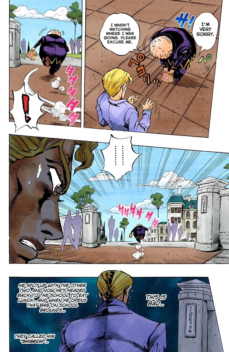 JoJo's Bizarre Adventure Part 4 - Diamond is Unbreakable (Official Colored) Chapter 78 page 7 - Chapter 78: Yoshikage Kira Just Wants a Quiet Life - Part 2