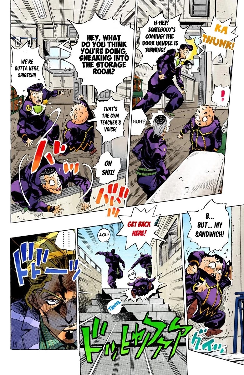 JoJo's Bizarre Adventure Part 4 - Diamond is Unbreakable (Official Colored) Chapter 79 page 11 - Chapter 79: Yoshikage Kira Just Wants a Quiet Life - Part 3