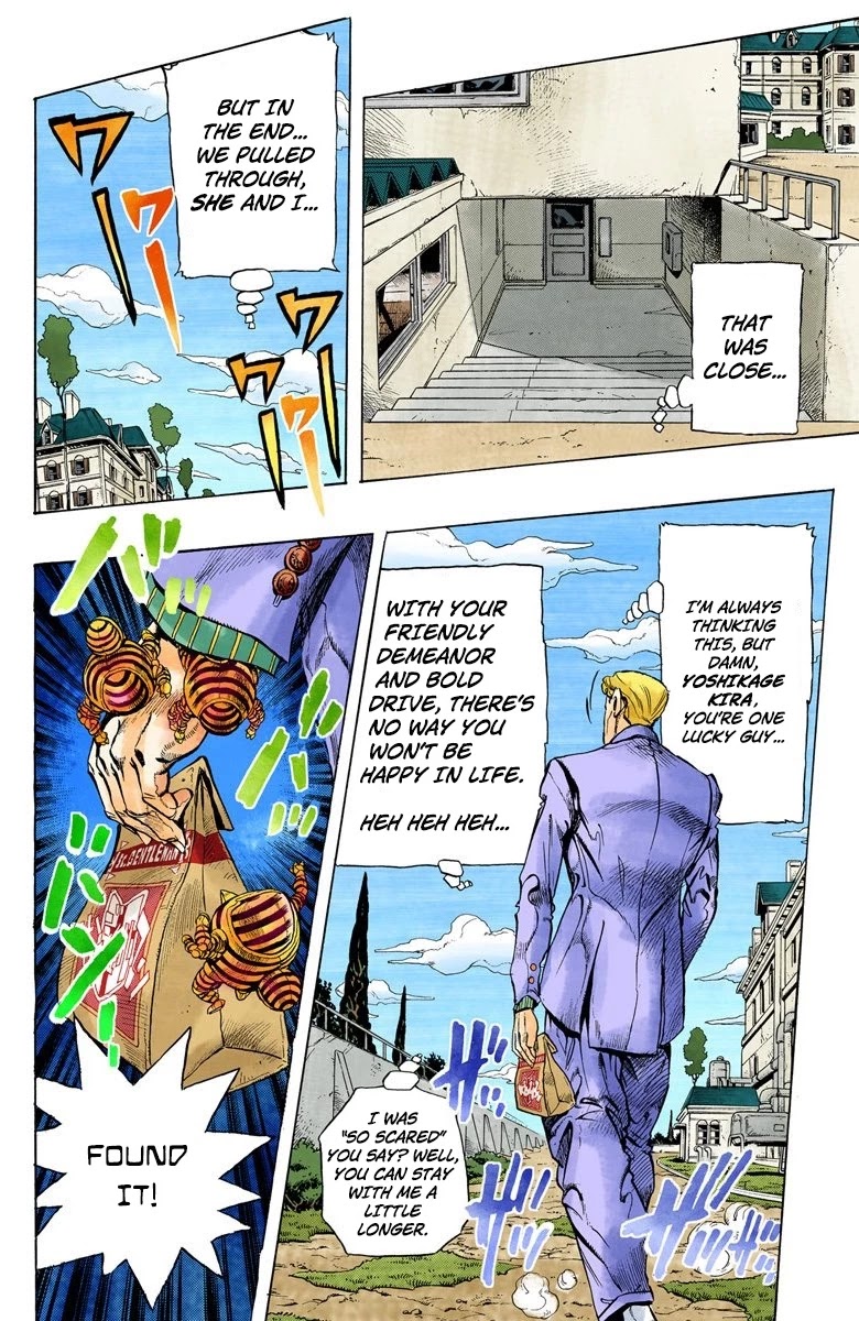JoJo's Bizarre Adventure Part 4 - Diamond is Unbreakable (Official Colored) Chapter 79 page 13 - Chapter 79: Yoshikage Kira Just Wants a Quiet Life - Part 3
