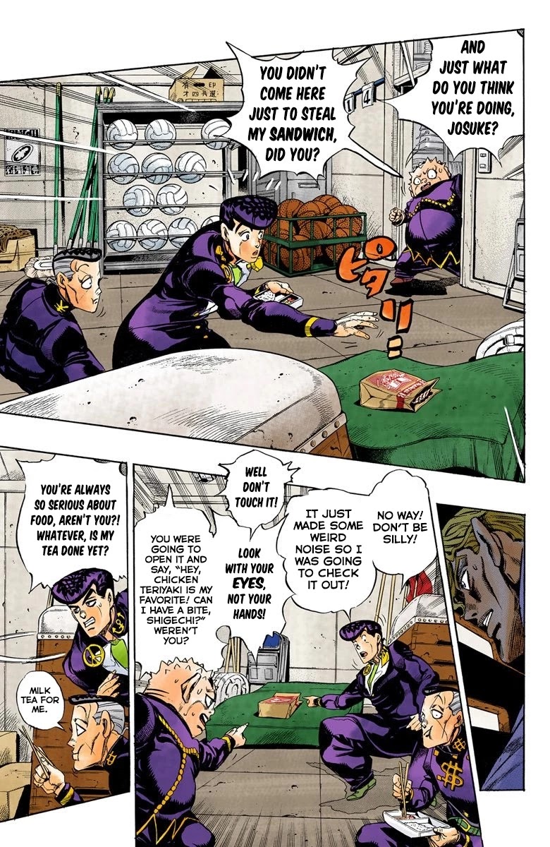 JoJo's Bizarre Adventure Part 4 - Diamond is Unbreakable (Official Colored) Chapter 79 page 4 - Chapter 79: Yoshikage Kira Just Wants a Quiet Life - Part 3