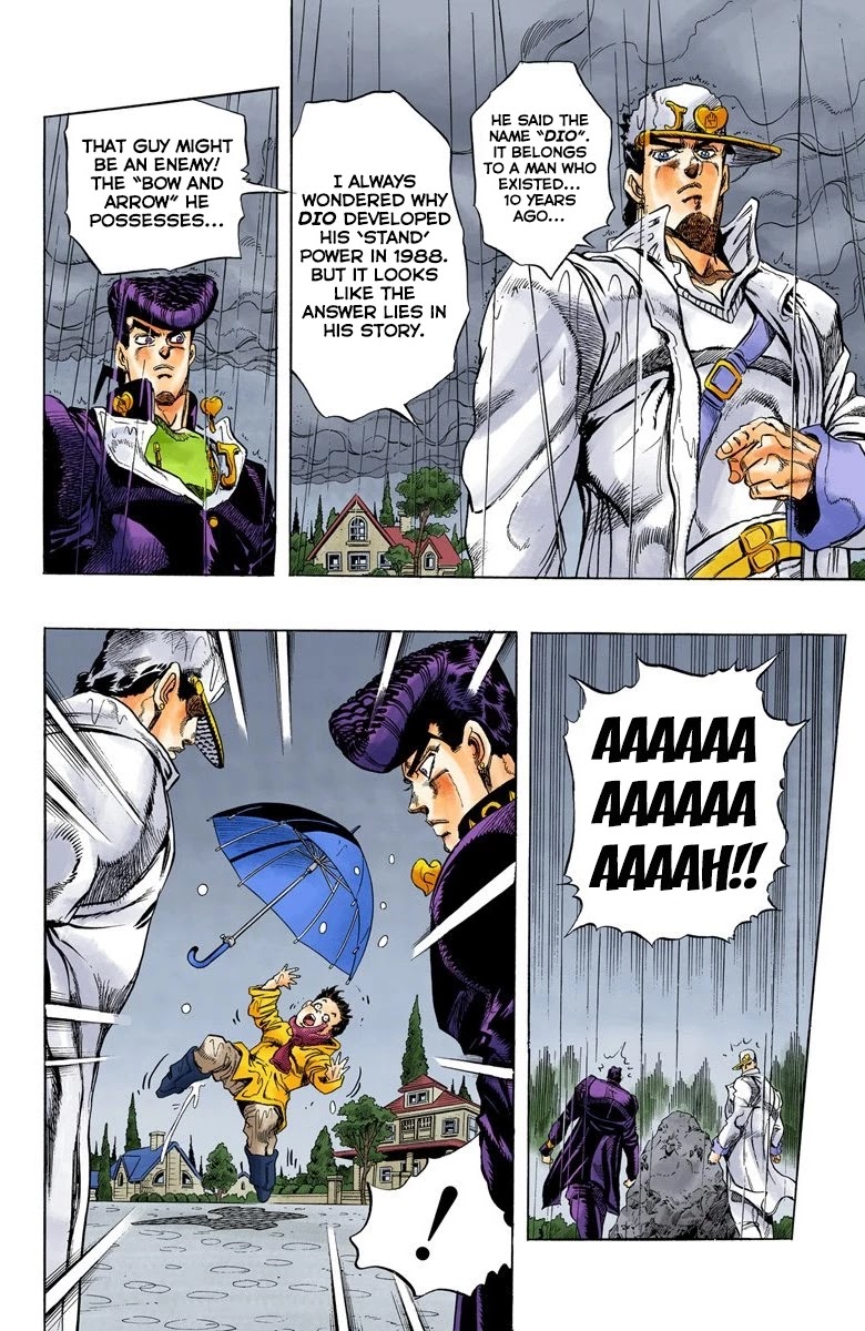 JoJo's Bizarre Adventure Part 4 - Diamond is Unbreakable (Official Colored) Chapter 8 page 13 - Chapter 8: Josuke Higashikata Meets Angelo! - Part 5