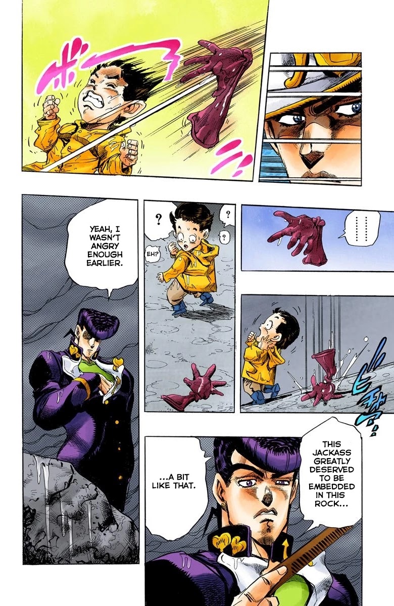 JoJo's Bizarre Adventure Part 4 - Diamond is Unbreakable (Official Colored) Chapter 8 page 19 - Chapter 8: Josuke Higashikata Meets Angelo! - Part 5