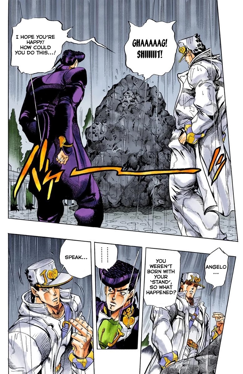 JoJo's Bizarre Adventure Part 4 - Diamond is Unbreakable (Official Colored) Chapter 8 page 3 - Chapter 8: Josuke Higashikata Meets Angelo! - Part 5