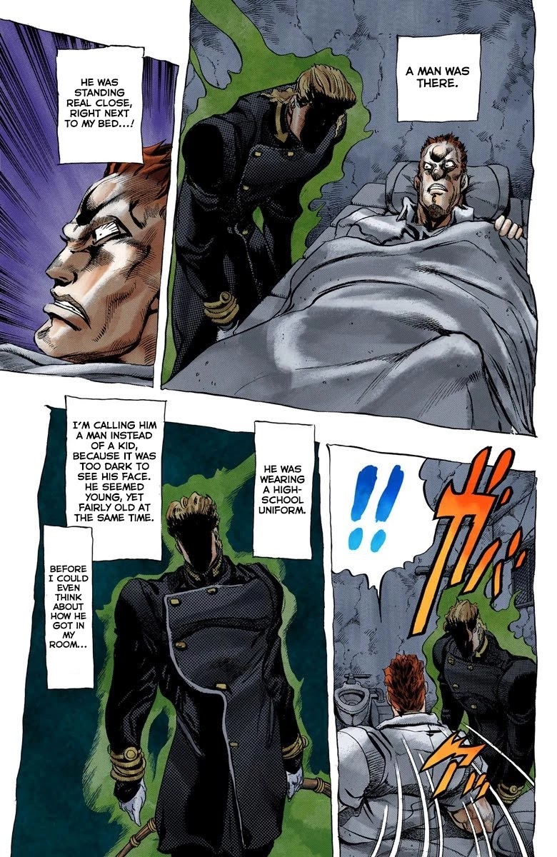 JoJo's Bizarre Adventure Part 4 - Diamond is Unbreakable (Official Colored) Chapter 8 page 6 - Chapter 8: Josuke Higashikata Meets Angelo! - Part 5