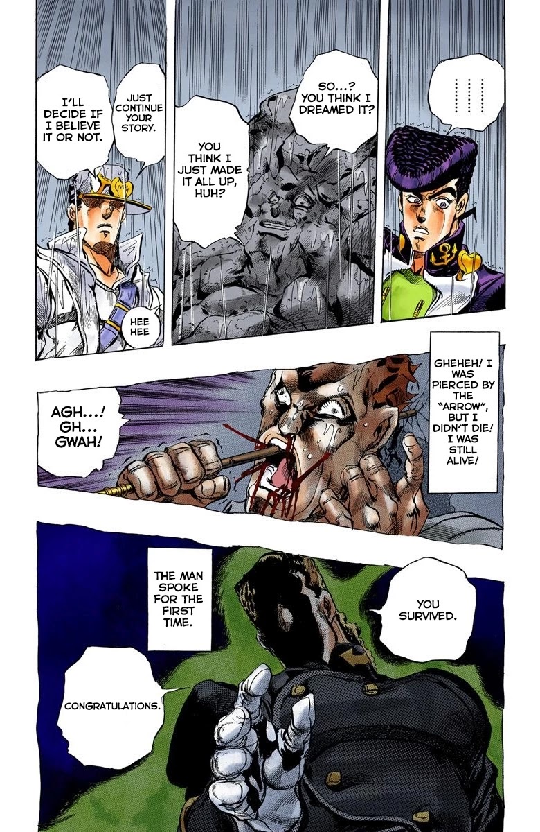 JoJo's Bizarre Adventure Part 4 - Diamond is Unbreakable (Official Colored) Chapter 8 page 9 - Chapter 8: Josuke Higashikata Meets Angelo! - Part 5