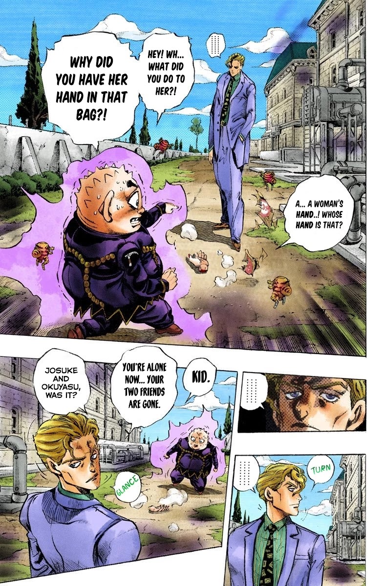JoJo's Bizarre Adventure Part 4 - Diamond is Unbreakable (Official Colored) Chapter 80 page 5 - Chapter 80: Yoshikage Kira Just Wants a Quiet Life - Part 4