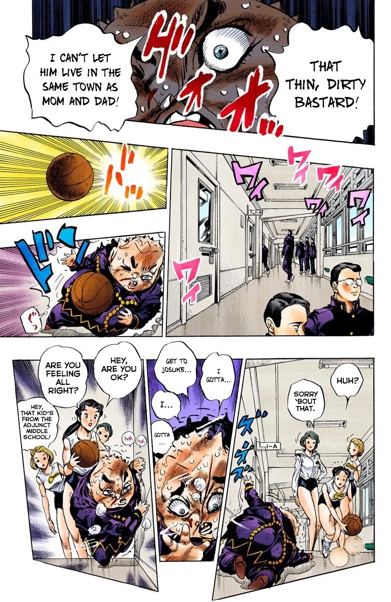 JoJo's Bizarre Adventure Part 4 - Diamond is Unbreakable (Official Colored) Chapter 81 page 12 - Chapter 81: Yoshikage Kira Just Wants a Quiet Life - Part 5