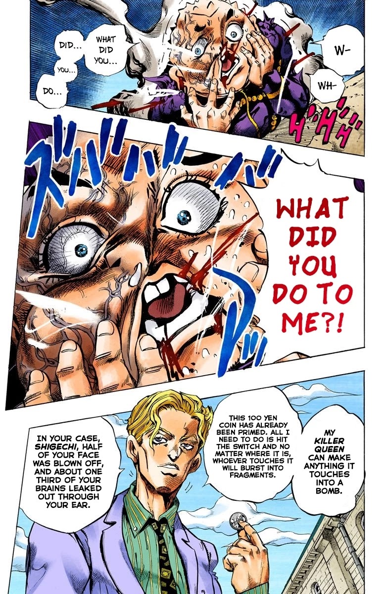 JoJo's Bizarre Adventure Part 4 - Diamond is Unbreakable (Official Colored) Chapter 81 page 4 - Chapter 81: Yoshikage Kira Just Wants a Quiet Life - Part 5