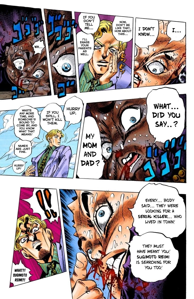 JoJo's Bizarre Adventure Part 4 - Diamond is Unbreakable (Official Colored) Chapter 81 page 6 - Chapter 81: Yoshikage Kira Just Wants a Quiet Life - Part 5