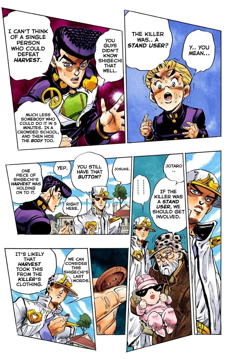 JoJo's Bizarre Adventure Part 4 - Diamond is Unbreakable (Official Colored) Chapter 82 page 12 - Chapter 82: The People of Morioh-Cho