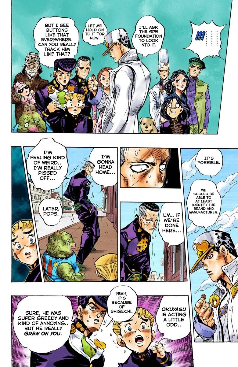 JoJo's Bizarre Adventure Part 4 - Diamond is Unbreakable (Official Colored) Chapter 82 page 13 - Chapter 82: The People of Morioh-Cho