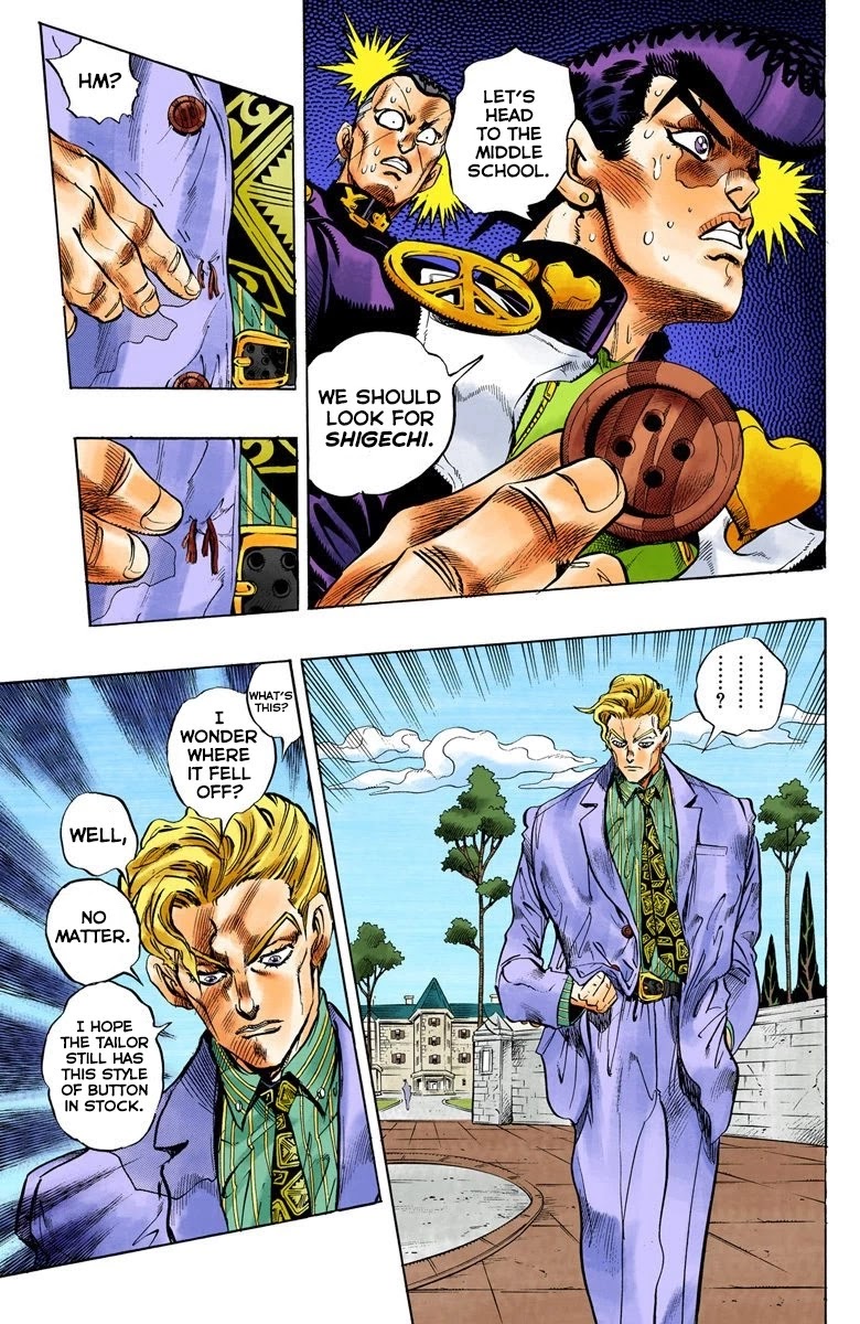 JoJo's Bizarre Adventure Part 4 - Diamond is Unbreakable (Official Colored) Chapter 82 page 4 - Chapter 82: The People of Morioh-Cho