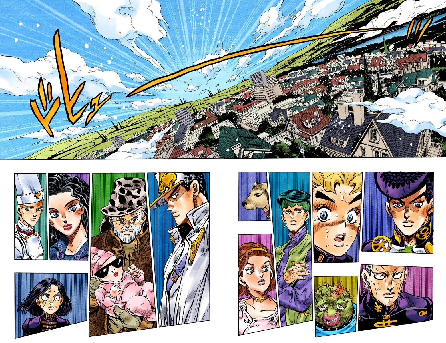JoJo's Bizarre Adventure Part 4 - Diamond is Unbreakable (Official Colored) Chapter 82 page 9 - Chapter 82: The People of Morioh-Cho