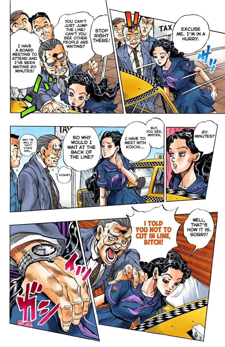 JoJo's Bizarre Adventure Part 4 - Diamond is Unbreakable (Official Colored) Chapter 84 page 4 - Chapter 84: Yamagishi Yukako Wants to be Like Cinderella - Part 2