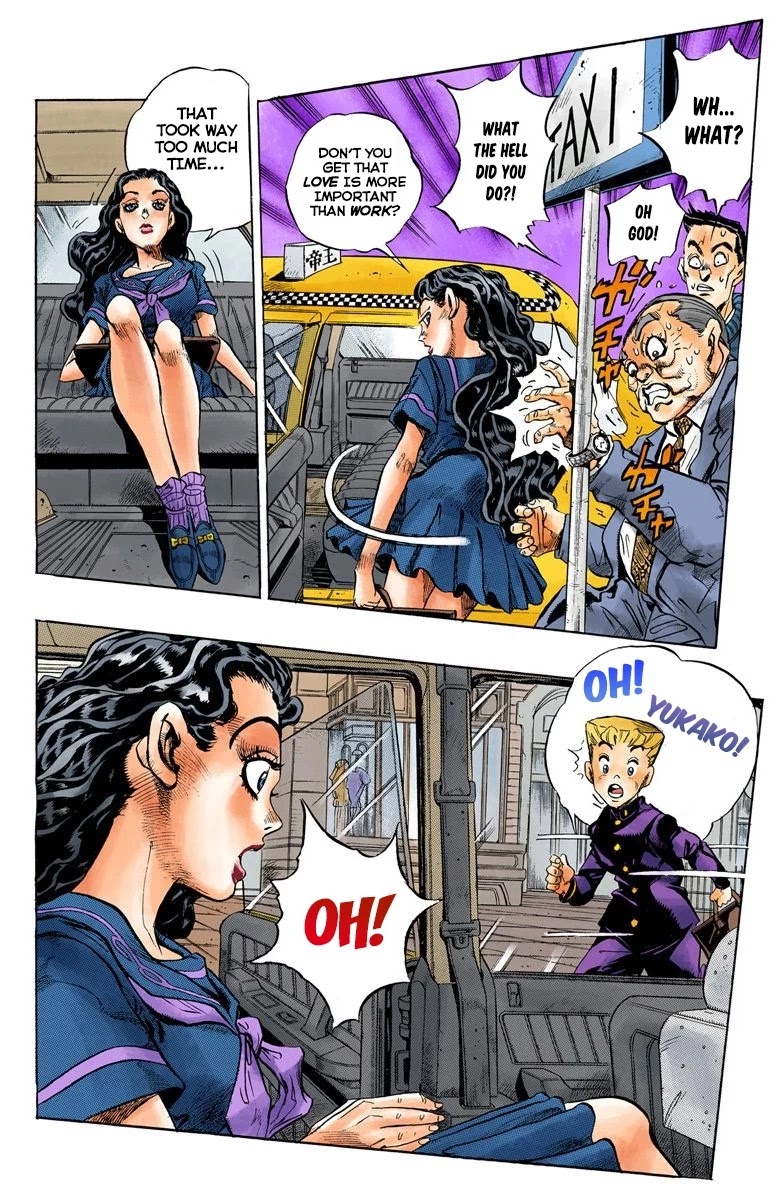 JoJo's Bizarre Adventure Part 4 - Diamond is Unbreakable (Official Colored) Chapter 84 page 6 - Chapter 84: Yamagishi Yukako Wants to be Like Cinderella - Part 2