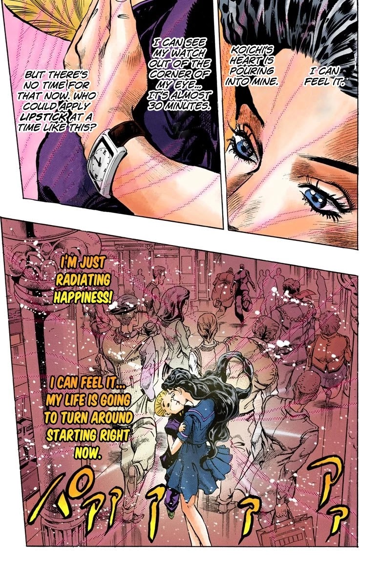 JoJo's Bizarre Adventure Part 4 - Diamond is Unbreakable (Official Colored) Chapter 86 page 18 - Chapter 86: Yamagishi Yukako Wants to be Like Cinderella - Part 4