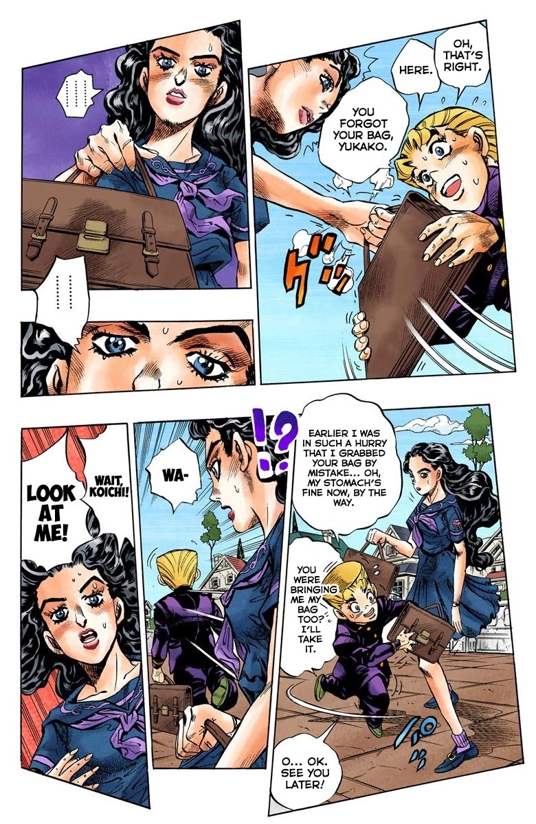 JoJo's Bizarre Adventure Part 4 - Diamond is Unbreakable (Official Colored) Chapter 86 page 5 - Chapter 86: Yamagishi Yukako Wants to be Like Cinderella - Part 4