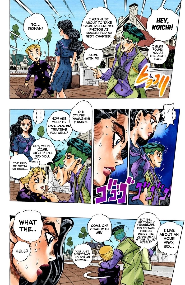 JoJo's Bizarre Adventure Part 4 - Diamond is Unbreakable (Official Colored) Chapter 86 page 7 - Chapter 86: Yamagishi Yukako Wants to be Like Cinderella - Part 4