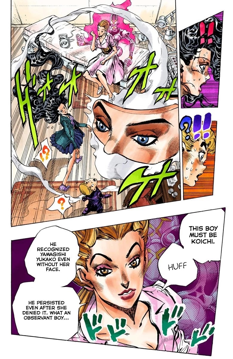 JoJo's Bizarre Adventure Part 4 - Diamond is Unbreakable (Official Colored) Chapter 88 page 5 - Chapter 88: Yamagishi Yukako Wants to be Like Cinderella - Part 6