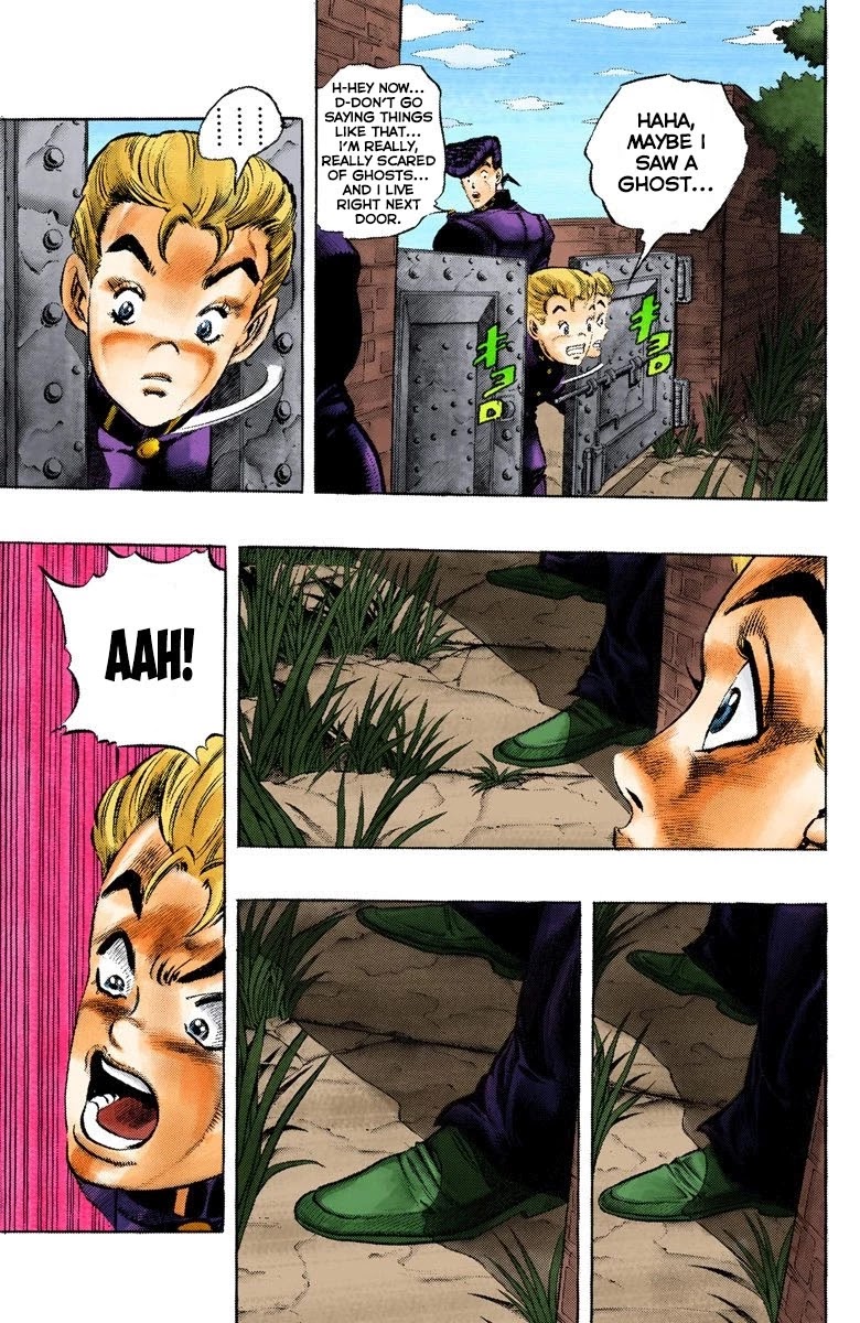 JoJo's Bizarre Adventure Part 4 - Diamond is Unbreakable (Official Colored) Chapter 9 page 10 - Chapter 9: The Nijimura Brothers - Part 1