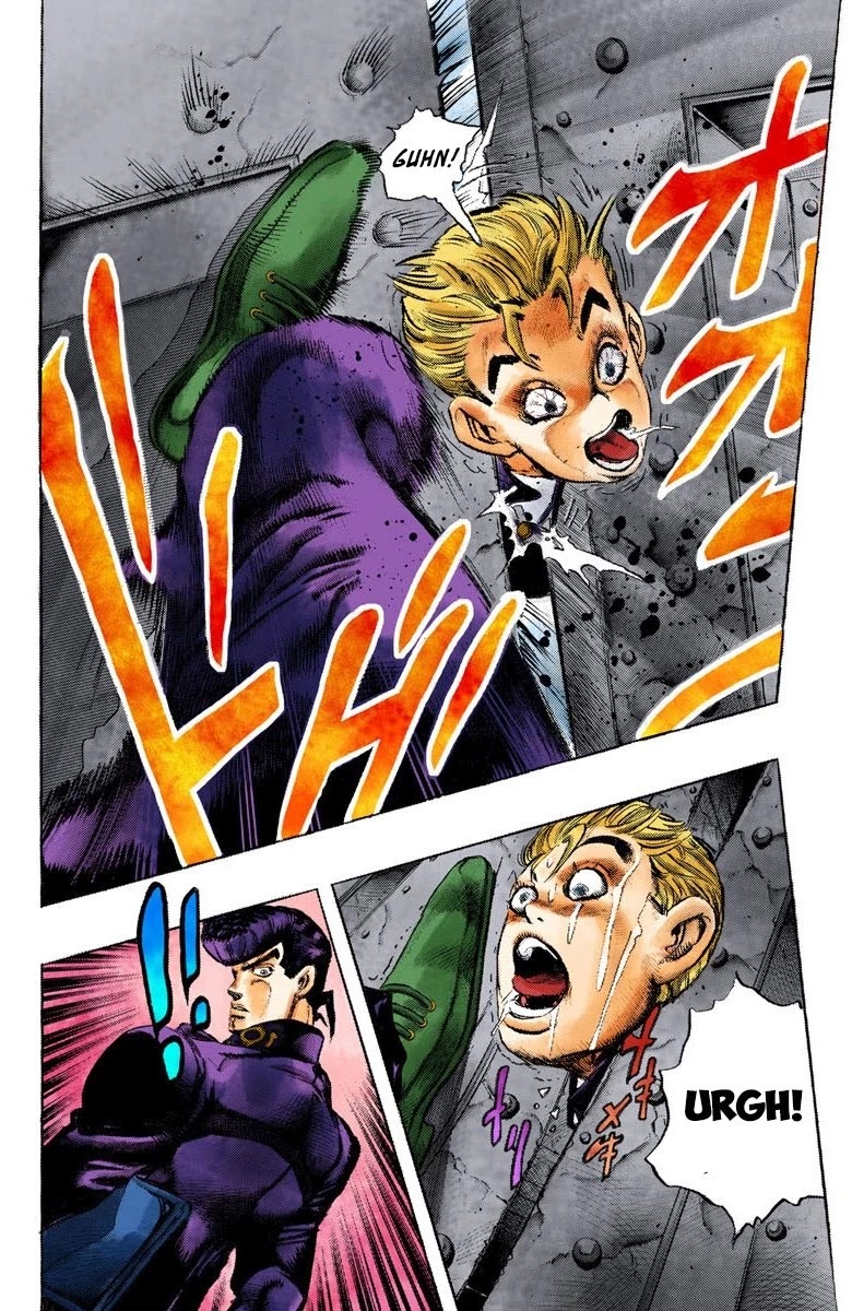 JoJo's Bizarre Adventure Part 4 - Diamond is Unbreakable (Official Colored) Chapter 9 page 11 - Chapter 9: The Nijimura Brothers - Part 1