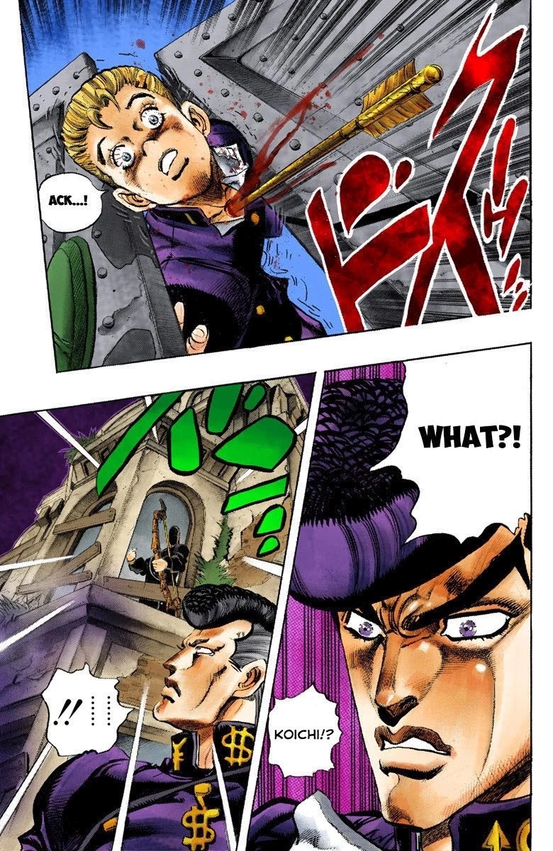 JoJo's Bizarre Adventure Part 4 - Diamond is Unbreakable (Official Colored) Chapter 9 page 16 - Chapter 9: The Nijimura Brothers - Part 1