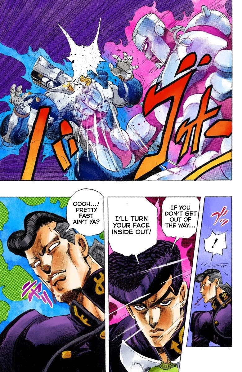 JoJo's Bizarre Adventure Part 4 - Diamond is Unbreakable (Official Colored) Chapter 9 page 20 - Chapter 9: The Nijimura Brothers - Part 1