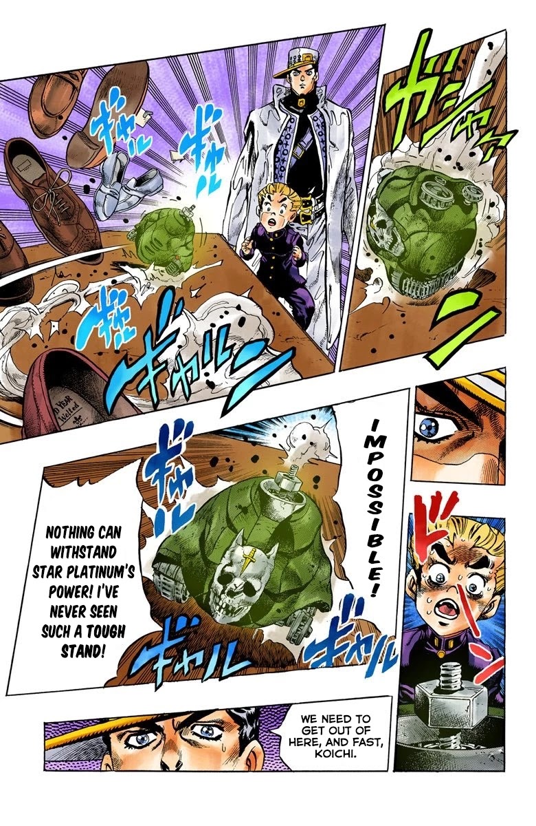 JoJo's Bizarre Adventure Part 4 - Diamond is Unbreakable (Official Colored) Chapter 90 page 18 - Chapter 90: Sheer Heart Attack - Part 2